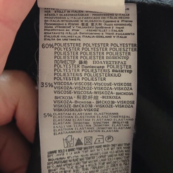 Rinascimento Made in Italy stretch black blazer with skirt - stunning detailing - Picture 10 of 11